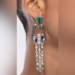 Ravishing Reputation - Green Earrings